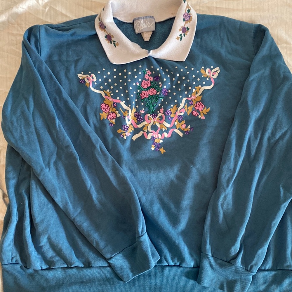 Grandma cottagecore sweatshirt vintage